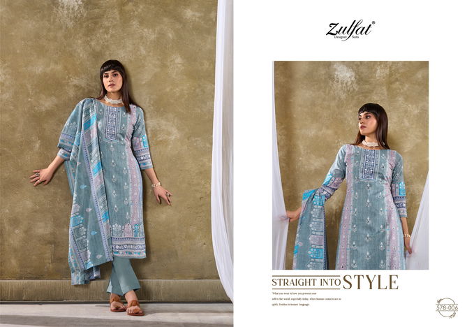 Summer Swag Vol 3 By Zulfat Cotton Printed Dress Material Wholesale Price In Surat
